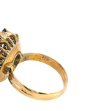 Stunning 14ct Yellow Gold Sapphire Ring – A Beautiful Statement Piece