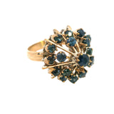Stunning 14ct Yellow Gold Sapphire Ring – A Beautiful Statement Piece