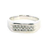 Exquisite 18ct White Gold Diamond Ring with Brilliant Cut Diamonds – Ideal for Engagement or Wedding