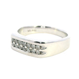 Exquisite 18ct White Gold Diamond Ring with Brilliant Cut Diamonds – Ideal for Engagement or Wedding