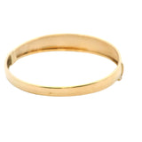 Elegant 18ct Yellow Gold Engraved Hinged Bangle – A Timeless Investment in Luxury