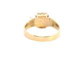 Stunning 9ct Yellow and White Gold Opal and Diamond Ring – A Dazzling Pre-Loved Treasure!