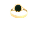 Stunning 18ct Yellow Gold Opal Ring – Featuring a Beautiful Blue/Green Crystal Opal Doublet