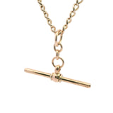 Timeless Vintage 9ct Yellow Gold Fob Chain & Bar with Twin Albert Swivel Clasps – A Lasting Investment in Gold