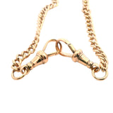 Timeless Vintage 9ct Yellow Gold Fob Chain & Bar with Twin Albert Swivel Clasps – A Lasting Investment in Gold