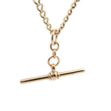 Timeless Vintage 9ct Yellow Gold Fob Chain & Bar with Twin Albert Swivel Clasps – A Lasting Investment in Gold