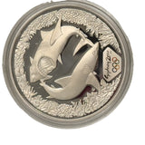 Sydney 2000 Olympic Games 16-Coin Silver Proof Set – Complete in Jarrah Case
