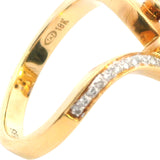 INCREDIBLE DRAMATIC STATEMENT PIECE – Elegant 18ct Yellow Gold Tanzanite and Diamond Ring