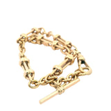 Spectacular Vintage 9ct Yellow Gold Fob Bar Bracelet – A Timeless Investment Piece