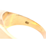 ELEGANT 9CT YELLOW, WHITE & ROSE GOLD SINGLE STONE DIAMOND RING - A PERFECT GIFT FOR HIM