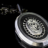 Antique Silver Book Chain and Locket