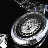 Antique Silver Book Chain and Locket