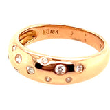 18ct Rose Gold Diamond Ring