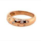 18ct Rose Gold Diamond Ring