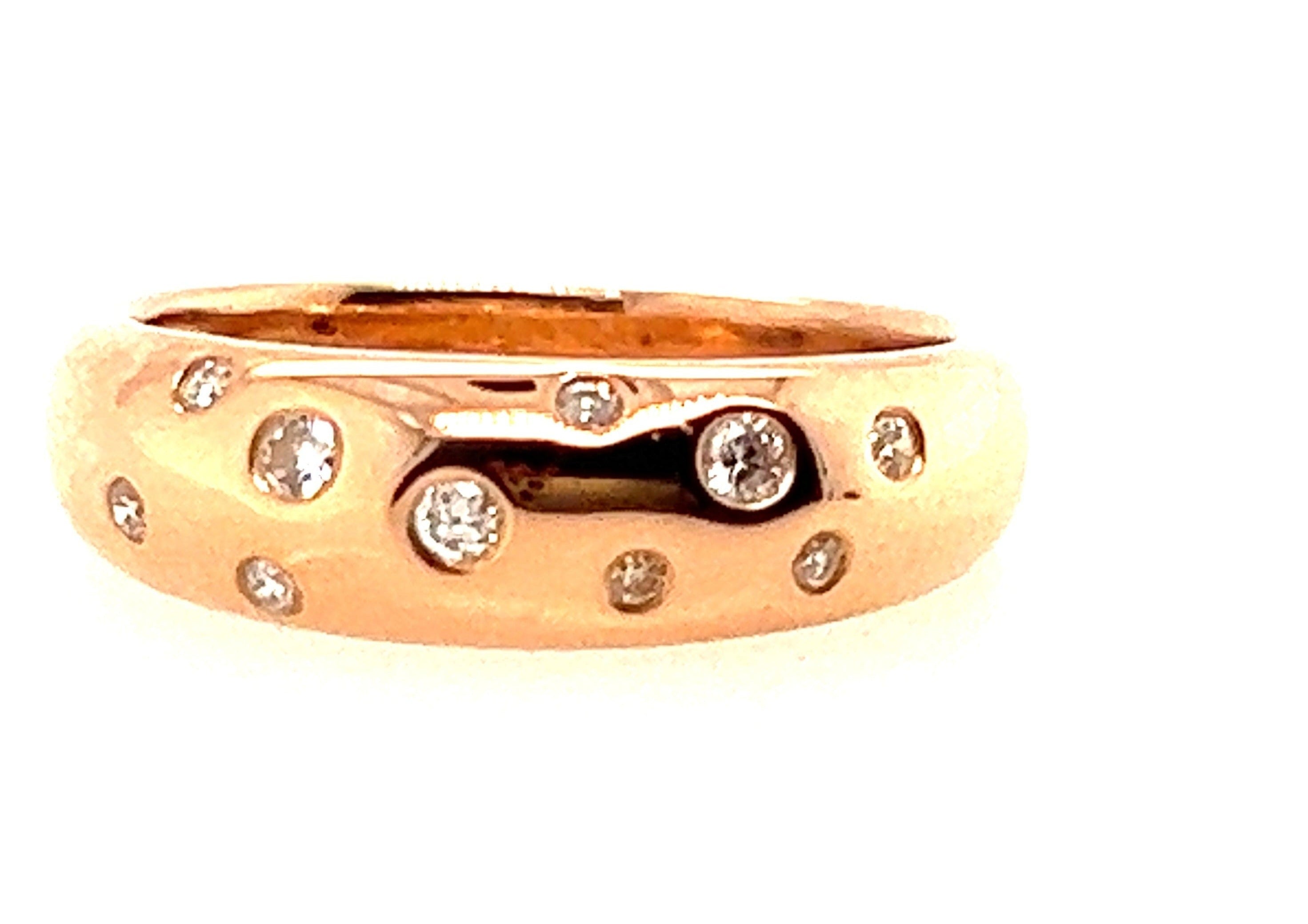 18ct Rose Gold Diamond Ring