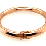 9ct Rose Gold Hinged Bangle