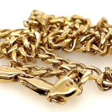 9ct Yellow Gold Curb Link Chain Necklace with Parrot Clasp