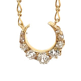 European Cut Diamond Necklace