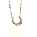 European Cut Diamond Necklace