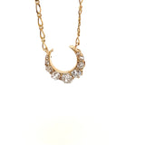 European Cut Diamond Necklace