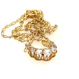 European Cut Diamond Necklace