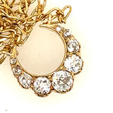 European Cut Diamond Necklace