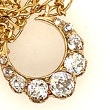 European Cut Diamond Necklace