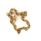 9ct Yellow Gold Double Oval Link Bracelet