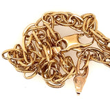 9ct Yellow Gold Double Oval Link Bracelet
