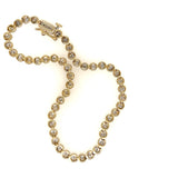Diamond Tennis Bracelet set in 9ct Yellow Gold