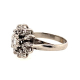 9ct White Gold Diamond Ring