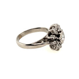 9ct White Gold Diamond Ring