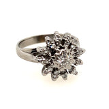 9ct White Gold Diamond Ring