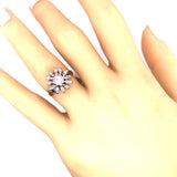 9ct White Gold Diamond Ring