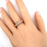 ELEGANT 18CT YELLOW GOLD DIAMOND RING