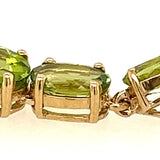 9ct Yellow Gold Peridot & Diamond Pendant