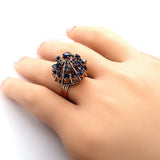 Stunning 14ct Yellow Gold Sapphire Ring – A Beautiful Statement Piece