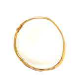 Sapphire Gold twisted bangle