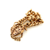 9ct Yellow Gold Padlock Bracelet