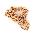 9ct Yellow Gold Padlock Bracelet