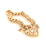 9ct Yellow Gold Padlock Bracelet