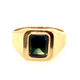 EXCLUSIVE 9CT YELLOW GOLD PARTI SAPPHIRE RING – A PERFECT GIFT FOR HIM