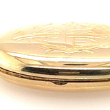 Antique 18ct Yellow Gold Hinged Locket Pendant Circa 1900