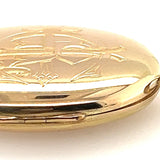 Antique 18ct Yellow Gold Hinged Locket Pendant Circa 1900