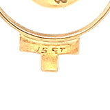 15ct Yellow Gold & Opal Handmade Vintage Pendant