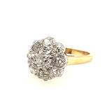 18ct Yellow Gold, Palladium and Platinum Ring