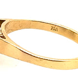 18ct Yellow & White Gold Diamond Halo Ring