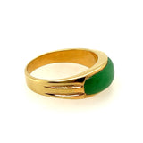14ct Yellow Gold Jade Ring
