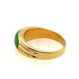 14ct Yellow Gold Jade Ring