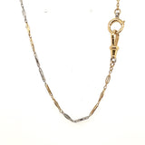 Stunning Antique 18ct Yellow & White Gold Chain – A Timeless Investment Piece